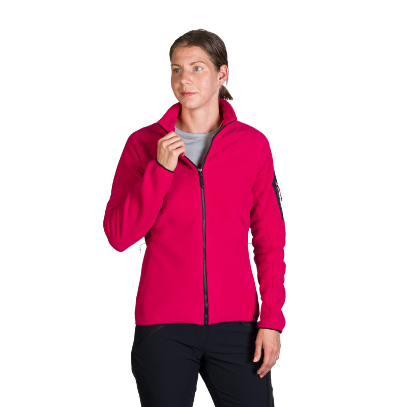Dámska flísová mikina Northfinder SIROKA MI-6500PRO Cherry